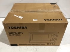 TOSHIBA MICROWAVE OVEN MODEL NO-MM-MM20P(WH)