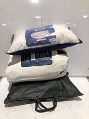 3 X ASSORTED BEDDING TO INCLUDE SILENTNIGHT LUXURY COLLECTION THE PERFECT PILLOW