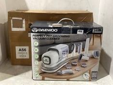 DAEWOO PERFECT PET GROOMING VACUUM CLEANER TO INCLUDE SUZZIPAWS STAINLESS STEEL CAT LITTER BOX