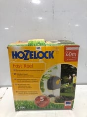 HOZELOCK FAST REEL EASY REWIND WALL MOUNTED HOSE REEL 40M RRP- £104