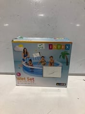 4 X ASSORTED KIDS TOYS TO INCLUDE INTEX WET SET COLLECTION SWIM CENTER FAMILY POOL 2.29MX2.18MX79CM