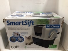 CATIT SMARTSIFT LITTER BOX WITH EASY SCOOPING SYSTEM 1-2-CLEAN RRP- £99