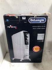 DELONGHI DRAGON 4 ELECTRIC OIL-FILLED RADIATOR RRP- £186.96