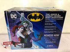 DC THE JOKER & HARLEY QUINN BUST SCULPTURE RRP- £251.99