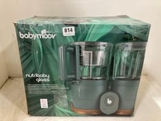 BABYMOOV NUTRIBABY GLASS ECO-DESIGNED MULTI-PURPOSE FOOD PROCESSOR RRP- £175