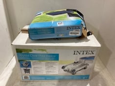 INTEX KRYSTAL CLEAR POOL BASICS AUTOMATIC POOL CLEANER TO INCLUDE INTEX KRYSTAL CLEAR POOL BASICS POOL COVER 3.00M X 2.01M