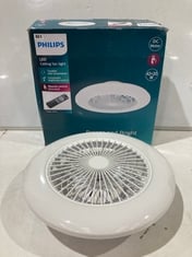 PHILIPS LED CEILING FAN LIGHT AMIGO/WHITE DC MOTOR 42+20W RRP- £150