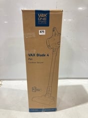 VAX ONEPWR CORDLESS BLADE 4 PET CLSV-B4KP VACUUM CLEANER RRP- £160