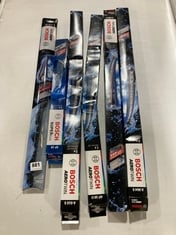 6 X ASSORTED BOSCH WIPER BLADES TO INCLUDE AEROTWIN 1 X 600MM/24" AR 24 U