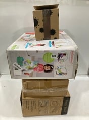 4 X ASSORTED BABY/KIDS ITEMS/TOYS TO INCLUDE INFANTINO 3-IN-1 SIT, WALK AND RIDE UNICORN