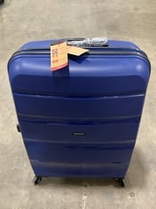 AMERICAN TOURISTER BON AIR TRAVEL CASE NAVY HARDSHELL LARGE SPINNER