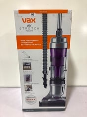 VAX AIR STRETCH PET MAX UPRIGHT BAGLESS VACUUM CLEANER MODEL NO-U85-AS-PME RRP- £119