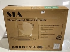 SIA 60CM CURVED GLASS EXTRACTOR MODEL NO-CGH60SS