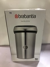 BRABANTIA TOUCH BIN 60 LITRE MATT STEEL RRP- £147.95