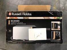 RUSSELL HOBBS SCANDI COMPACT DIGITAL MICROWAVE MODEL NO-RHMD714B-MN