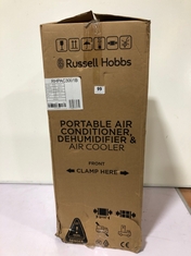 RUSSELL HOBBS PORTABLE AIR CONDITIONER, HUMIDIFIER & AIR COOLER MODEL NO-RHPAC3001B RRP- £199