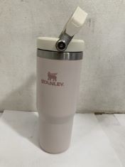 X3 ASSORTED STANLEY FLIP STRAW TUMBLERS.