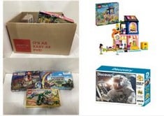 QTY OF ASSORTED TOYS AND GAMES TO INCLUDE PRIME 3D | DISCOVERY - ASTRONAUT | 3D LENTICULAR JIGSAW PUZZLE | 61CM X 46CM - 500 PCS | GAMES & PUZZLES | AGES 6+, LEGO FRIENDS VINTAGE FASHION STORE, BUILD