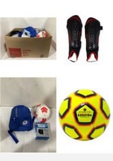 X23 ASSORTED SPORTS ITEMS TO INCLUDE LIONSTRIKE SIZE 2 LITE FOOTBALL WITH NEOBLADDER TECHNOLOGY | LIGHT KIDS FOOTBALL SIZE 2 (AGE 2-4 YEARS)| BOYS/GIRLS INDOOR OUTDOOR TRAINING/COACHING FOOTBALL |4 L