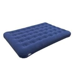 X4 ASSORTED CAMPING ITEMS TO INCLUDE MILESTONE CAMPING 88010 FLOCKED DOUBLE AIRBED/EASY INFLATE & DEFLATE/WEATHERPROOF/GREAT FOR CAMPING, FESTIVALS, SLEEPOVERS & FAMILY GATHERINGS.