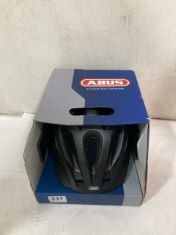 X4 ASSORTED BICYCLE HELMETS TO INCLUDE ABUS HELMET IN BLACK.