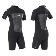 X2 ASSORTED ITEMS TO INCLUDE OSPREY WOMEN'S OSP L - ORIGIN SHORTY WETSUIT, BLACK, XS UK.