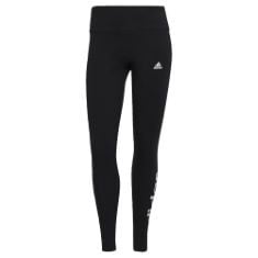 X10 ASSORTED ADIDAS CLOTHING TO INCLUDE ADIDAS WOMEN'S ESSENTIALS TIGHTS, BLACK/WHITE, XS, ADIDAS UNISEX CUSHIONED SPORTSWEAR 3 PAIRS ANKLE SOCKS, BLACK/WHITE, M.