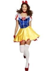 X12 ASSORTED FANCY DRESS TO INCLUDE LADIES SEXY SNOW WHITE GET UP WITH HEADBAND, FANCY DRESS COSTUME, SIZE: LARGE, FLIGHT ATTENDANT COSTUME - LADIES.