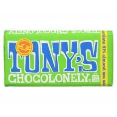 APPROX X20 ASSORTED CHOCOLATE TO INCLUDE TONY'S CHOCOLONELY FAIRTRADE DARK CHOCOLATE 51% ALMOND& SEA SALT 180G (PACK OF 15).