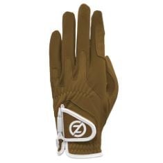 X17 ASSORTED GOLF GLOVES TO INCLUDE ZERO FRICTION LADIES CABRETTA ELITE LEFT HAND GOLF GLOVE, ONE SIZE, TAN.