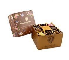 10 X HOLDSWORTH CHOCOLATES CLASSICS - RENAISSANCE COLLECTION ASSORTED TRADITIONAL HANDMADE CHOCOLATE TRUFFLES IN GIFT BOX 200G.