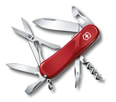 11 X VICTORINOX EVOLUTION 14 SWISS ARMY POCKET KNIFE, MEDIUM, MULTI TOOL, 14 FUNCTIONS, BLADE, ERGONMIC, RED.