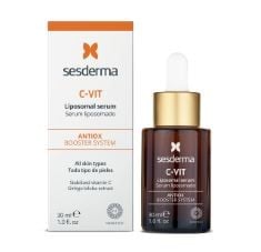 6 X SESDERMA C-VIT LIPOSOMAL SERUM 30ML - VITAMIN C ANTIOXIDANT SERUM FOR RADIANT SKIN - DARK SPOT CORRECTION & FINE LINE CARE - PROFESSIONAL SKINCARE - HYDRATED AND YOUTHFUL COMPLEXION.