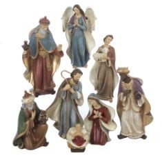 X23 ASSORTED ITEMS TO INCLUDE KURT ADLER RESIN NATIVITY FIGURINE SET, 6.25-INCH, SET OF 8.