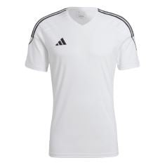 X10 ASSORTED ADIDAS CLOTHING TO INCLUDE ADIDAS MEN'S TIRO 23 JSY T-SHIRT, WHITE/BLACK, L, ADIDAS MENS TRACK TOP SQ21 TR TOP, BLACK/WHITE, GK9562, L EU, ADIDAS MEN'S SPORT ESSENTIALS T-SHIRT - WHITE,