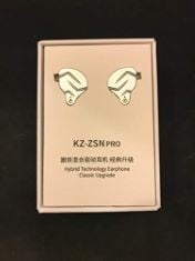 14 X KZ AIRLOOP ZSN PRO X EARBUDS WITH MICROPHONE.