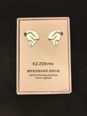 13 X KZ AIRLOOP ZSN PRO X EARBUDS WITH MICROPHONE (ASSORTED COLOURS).