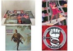 X5 ASSORTED VINYLS TO INCLUDE POWER IN THE BLOOD [VINYL], TATE MCRAE - I USED TO THINK I COULD FLY [VINYL], ALL OF YOU [VINYL].