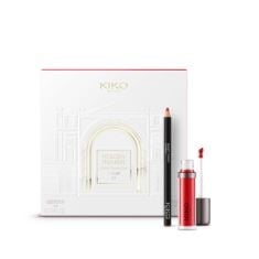 QTY OF ITEMS TO INLCUDE X15 ASSORTED MAKE UP ITEMS TO INCLUDE KIKO MILANO HOLIDAY PREMIÈRE MATTE DESIRE LIPS GIFT SET 03 | LIP GIFT SET: ULTRA-MATTE LIQUID LIPSTICK AND MATCHING LIP PENCIL, KIKO MILA