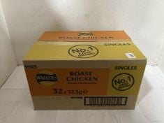 15 X WALKERS ROAST CHICKEN FLAVOUR BB: 05/10/24.