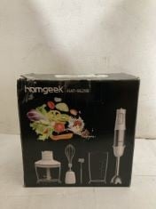 4 X HOMGEEK HAND BLENDER.