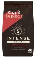 CAFÉDIRECT INTENSE ROAST FAIRTRADE GROUND COFFEE 227G (6 PER BOX 6 BOXES).