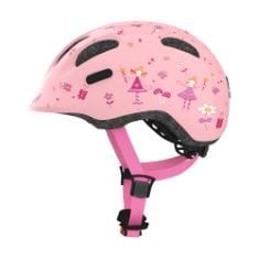 X2 ASSORTED BIKE HELMETS TO INCLUDE ABUS SMILEY 2.0 KIDS HELMET - BIKE HELMET - FOR GIRLS AND BOYS - PINK, SIZE M.