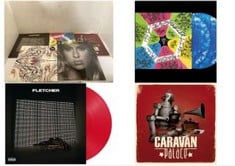 QTY OF ITEMS TO INLCUDE X5 ASSORTED VINYLS TO INCLUDE CARAVAN PALACE [VINYL], LIVE AND ACOUSTIC: FALL OF 1997 [VINYL], YOU RUINED NEW YORK CITY FOR ME [VINYL].