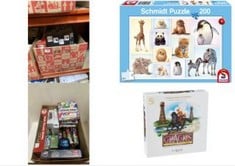 QTY OF ITEMS TO INLCUDE APPROX 20 X ASSORTED TOYS AND GAMES TO INCLUDE BACKSPINDLE GAMES | CLACKS! COLLECTOR'S EDITION | BOARD GAME | AGES 14+ | 1-4 PLAYERS | 30-45 MINUTES PLAYING TIME, SCHMIDT 5627