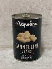 CAGE OF NAPOLINA CANNELLINI BEANS IN WATER 400G - BBE 05/25 (CAGE NOT INCLUDED)