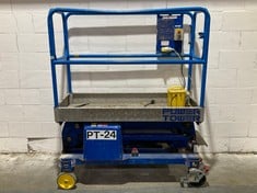 POWER TOWER 5.1M WORKING HEIGHT PUSH AROUND SCISSOR LIFT - SERIAL NUMBER 2884807A (COLLECTION ONLY)