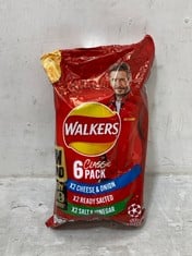 PALLET OF WALKERS CLASSIC CRISPS 6 X 25G - BBE 21/09/24