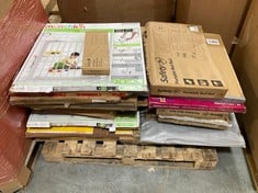 PALLET OF ASSORTED ITEMS TO INCLUDE SAFETY 1ST PORTABLE BED RAIL