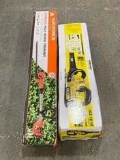 KARCHER HEDGECUTTER - MODEL NO. HGE18-50 AND YARDFORCE CORDLESS POLE HEDGE TRIMMER